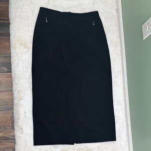 Ralph Lauren Classic Black Pencil Skirt 16